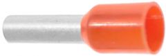 4,0 ORANGE C. Endehylse isolert, 4,0mm², 8mm, ORANGE, TM