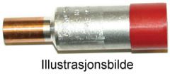 AKS 95/50 Press-skjøtehylse, Al/Cu Overgang, Al 95/ Cu 50mm²