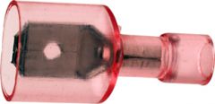 2289. Isolert flatstifthylse 1,5mm² helisolert, rød