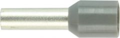 4,0 GRÅ HL. Endehylse, isolert, 4,0mm², 12mm, GRÅ