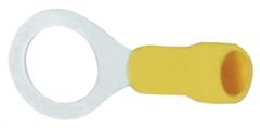 A 0543 R. Isolert ringkabelsko, 0,5mm² M4, gul