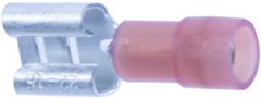 A 1507 FL SP. Isolert flatstifthylse, hun. 1,5mm², rød, med ekstra hylse