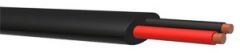 RKXB 2x1,5mm² RS. Kabel oval 2 x 1,5mm² RØD/SORT, SORT utvendig