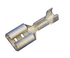 B 1007 FL, Uisolert flatstifthylse, hun (6,3 x 0,8mm), 0,5-1,0mm²