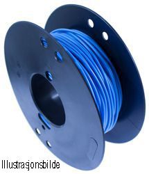 RKUB 1,0 LYS BLÅ. Kabel 1,0mm²