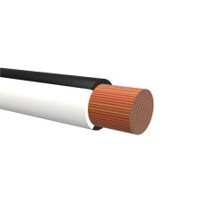 TFK 0,75 SORT/HVIT. To-farget RKUB-kabel 0,75mm²