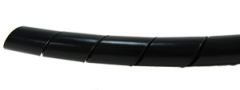SRPE 10-S. Spiralslange/ bånd, SORT 7,9 - 76,2mm
