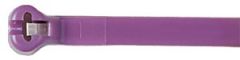 TY 27 FIOLETT. Abiko nylon strips 338 x 7,6 mm FIOLETT