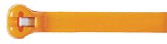 TY 26 ORANGE. Abiko nylon strips 281 x 3,6 mm ORANGE