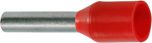 1,5 RØD C. Endehylse isolert, 1,5mm² 8mm, RØD