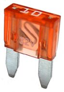 MINI 10. Flatsikring 10 A, rød