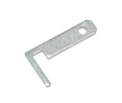 B 12505 Uninsulated tab male (soldering) 90º angled, 1 x male tab, 1 x male connector
