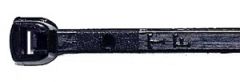 TY 175-50XC Cable ties, black 186 x 4,7mm