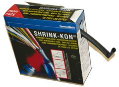 PKGB 6-2 Heatshrink tubing with adhesive lining, black 6,0- 2,0