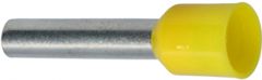 1,0 GUL K Cord end-sleeve, insulated 1,0 Yellow- short