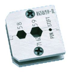 RG 58/59 Pressbakke, koaxial RG 58/59, WDT-system