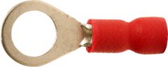 A 1565 R. Isolert ringkabelsko 1,5mm² M6, rød