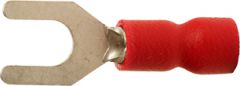 A 1543 G. Isolert gaffelkabelsko 1,5mm² M4, rød