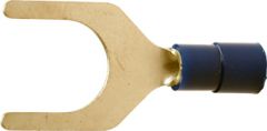 A 2510 G. Isolert gaffelkabelsko. 2,5mm² M10, blå