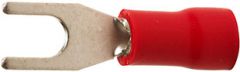 A 1537 GSL. Isolert gaffelkabelsko. 1,5mm² M3,5 rød, smal, lang