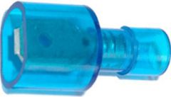 6152. Isolert flatstifthylse, 2,5mm², helisolert, blå