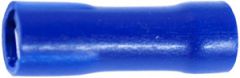 A 2503 FLF 8. Hel-isolert flatstifthylse (hun). 2,5mm², blå