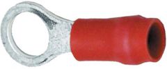 A 1543 RS. Isolert ringkabelsko 1,5mm² M4 rød, smal lask
