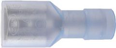A 2507 FLF Nylon. Isolert flatstifthylse (nylon), hun. 2,5mm², blå
