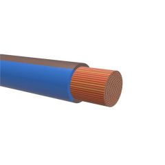 TFK 0,75 BLÅ/BRUN. To-farget RKUB-kabel 0,75mm²