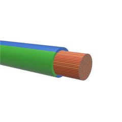 TFK 1,5 BLÅ/GRØNN. To-farget RKUB-kabel 1,5mm²