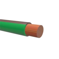 TFK 0,75 GRØNN/BRUN. To-farget RKUB-kabel 0,75mm²