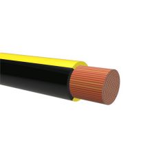 TFK 1,5 GUL/SORT. To-farget RKUB-kabel 1,5mm²