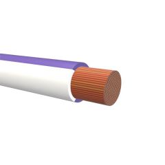 TFK 0,75 LILLA/HVIT. To-farget RKUB-kabel 0,75mm²