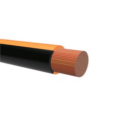 TFK 0,75 ORANGE/SORT. To-farget RKUB-kabel 0,75mm²