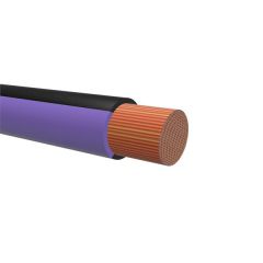 TFK 0,75 SORT/LILLA. To-farget RKUB-kabel 0,75mm²