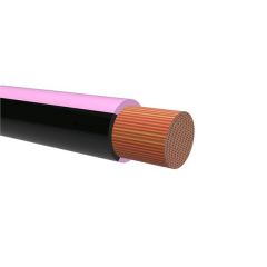 TFK 0,75 SORT/ROSA. To-farget RKUB-kabel 0,75mm²