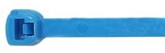 TY 125-18 BLÅ. Nylon strips, blå 136 x 2,4mm